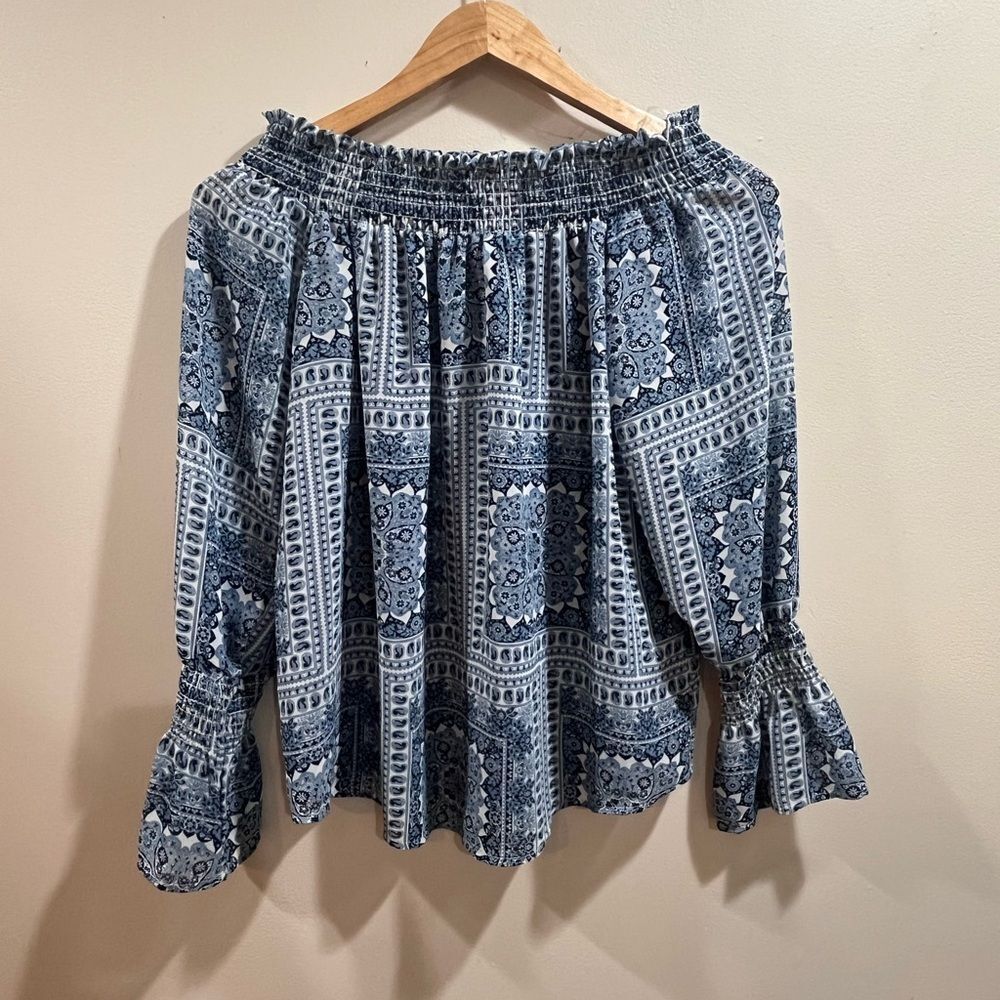 NEW WITH TAGS Ariella Off-Shoulder Peasant Top Cottagecore Fairy
